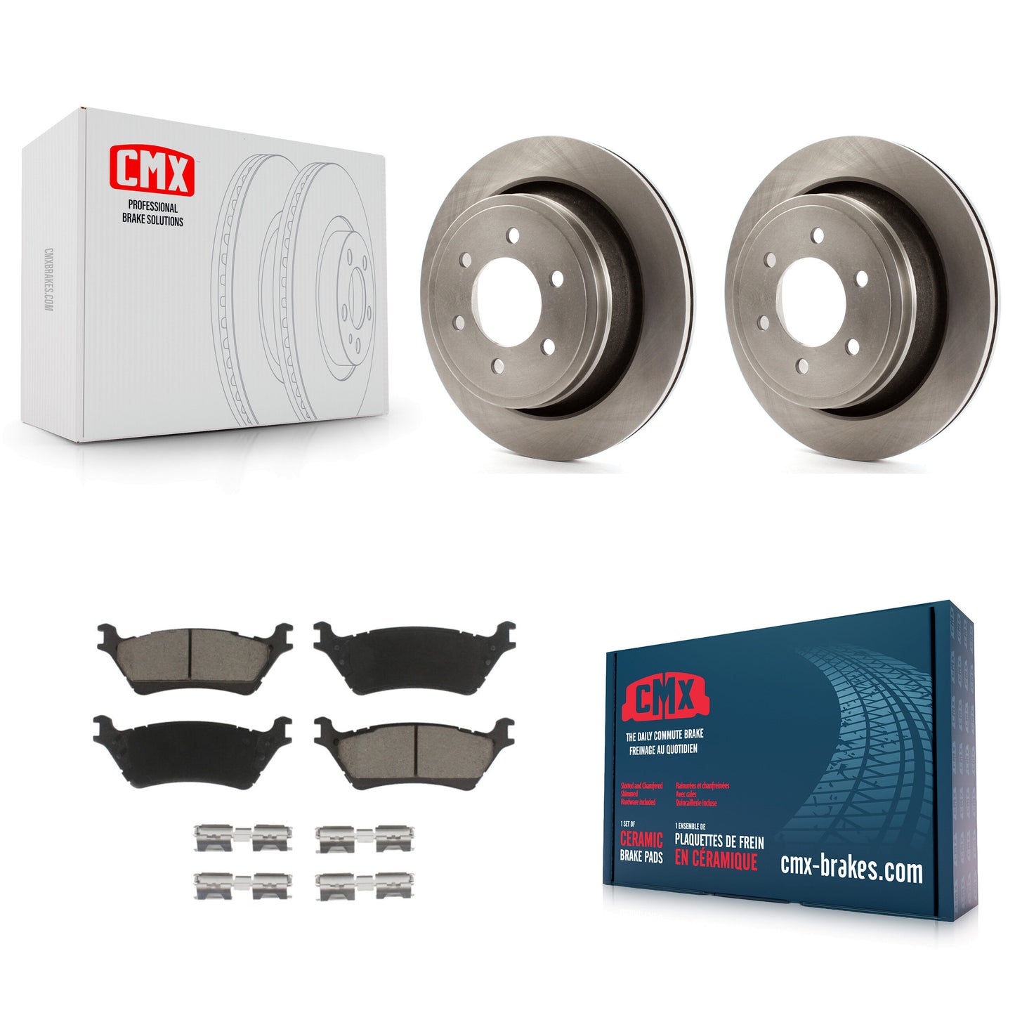 [Arrière] Kit de Disque et plaquette (céramique) de frein pour Ford F-150 K8C-101687