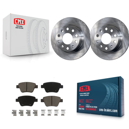 [Arrière] Kit de Disque et plaquette (céramique) de frein pour Volkswagen Beetle GTI Eos avec 253mm Diameter Rotor K8C-101690