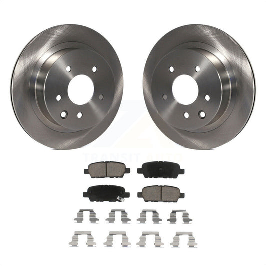 [Arrière] Kit de Disque et plaquette (céramique) de frein pour Nissan Rogue Sport INFINITI G35 Select LEAF Juke 350Z Qashqai X-Trail K8C-101696 par Transit Auto