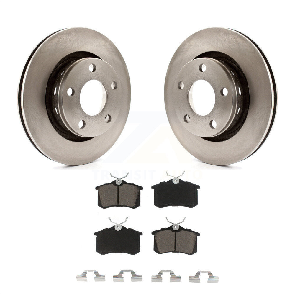 [Arrière] Kit de Disque et plaquette (céramique) de frein pour Volkswagen Passat Audi A6 Quattro S6 K8C-101701 par Transit Auto