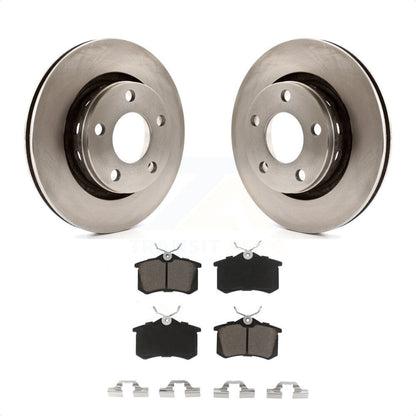 [Arrière] Kit de Disque et plaquette (céramique) de frein pour Volkswagen Passat Audi A6 Quattro S6 K8C-101701 par Transit Auto