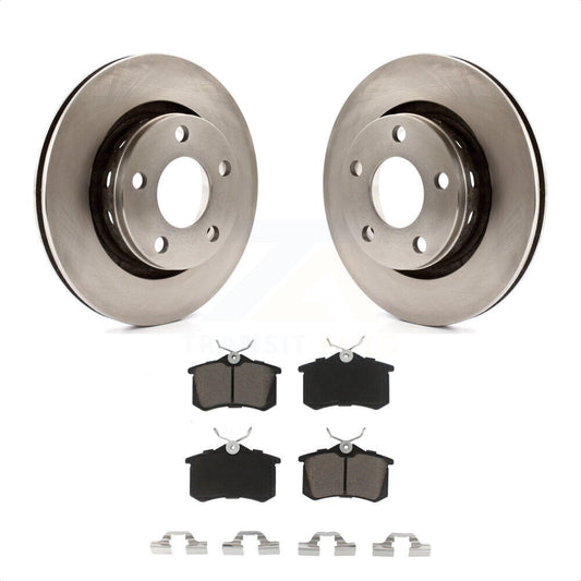 [Arrière] Kit de Disque et plaquette (céramique) de frein pour Volkswagen Passat Audi A6 Quattro S6 K8C-101701 par Transit Auto