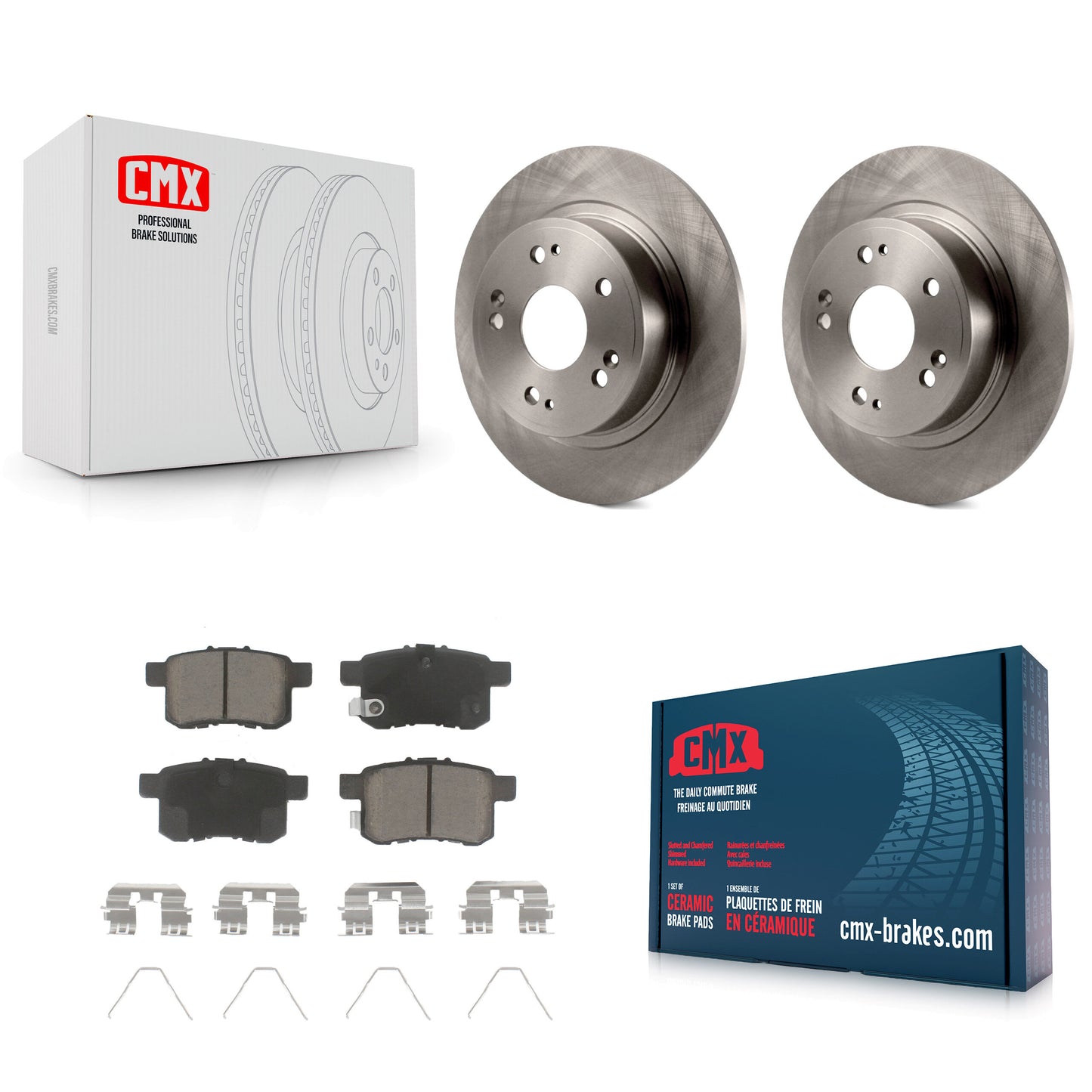 [Arrière] Kit de Disque et plaquette (céramique) de frein pour Honda Accord Acura TSX K8C-101711