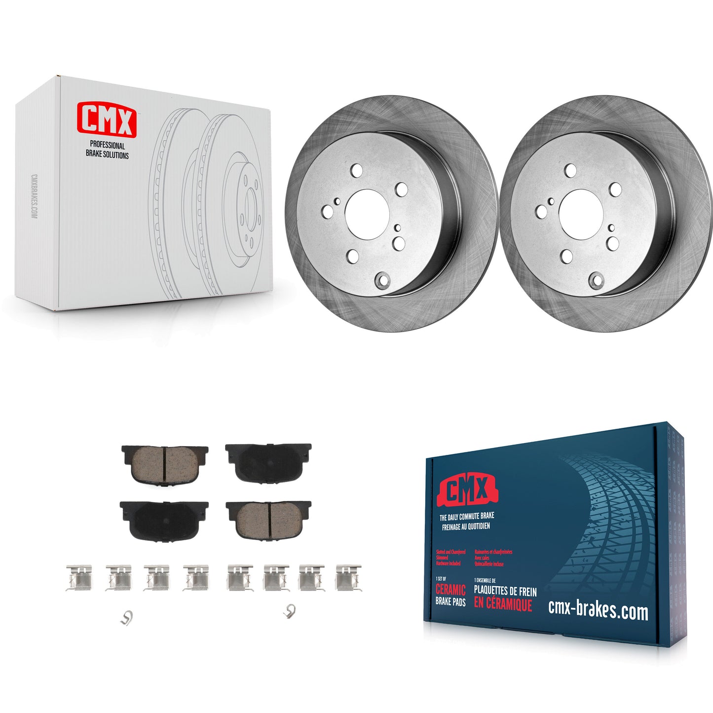 [Arrière] Kit de Disque et plaquette (céramique) de frein pour 2005-2010 Scion tC K8C-101714