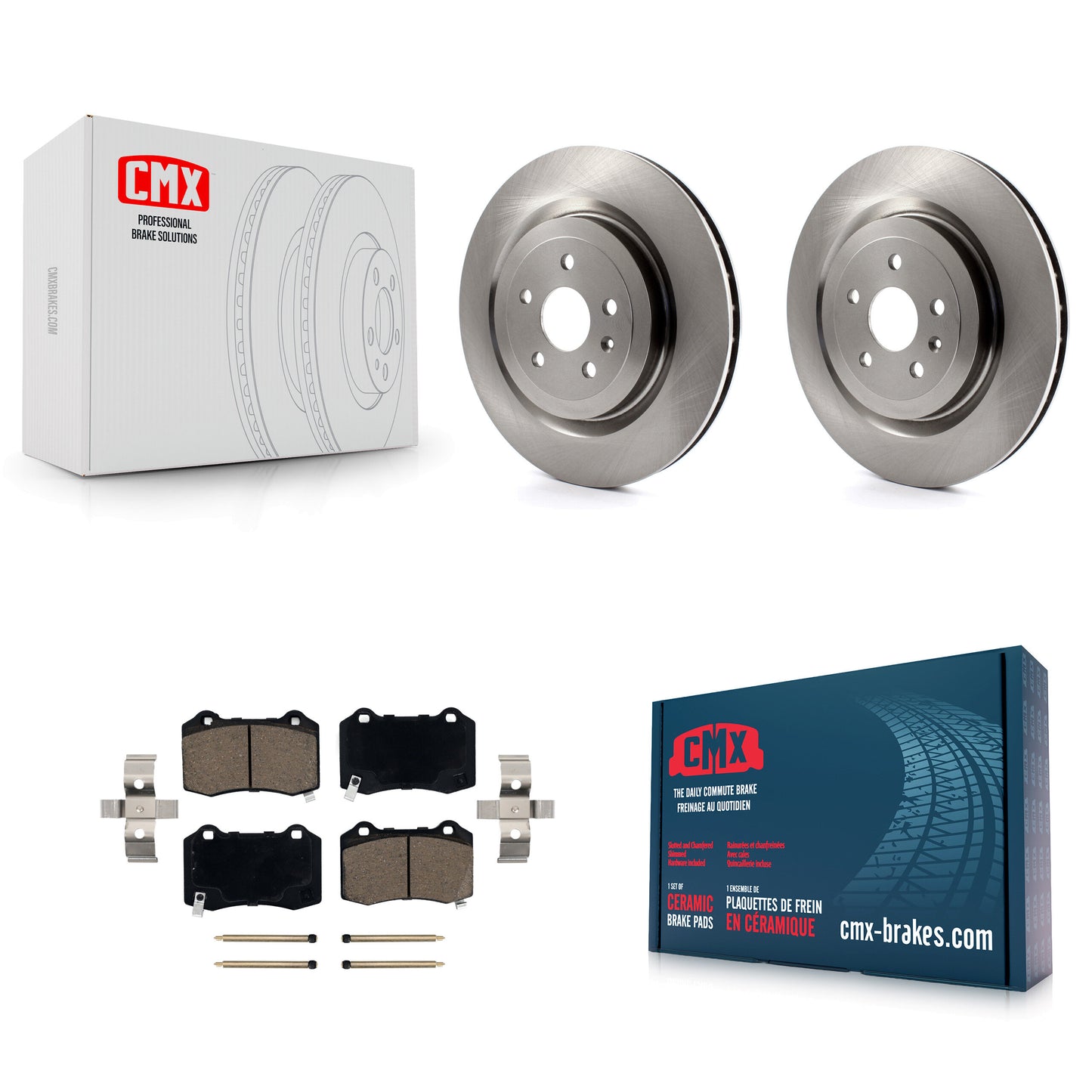 [Arrière] Kit de Disque et plaquette (céramique) de frein pour Chevrolet Camaro Cadillac CTS K8C-101717