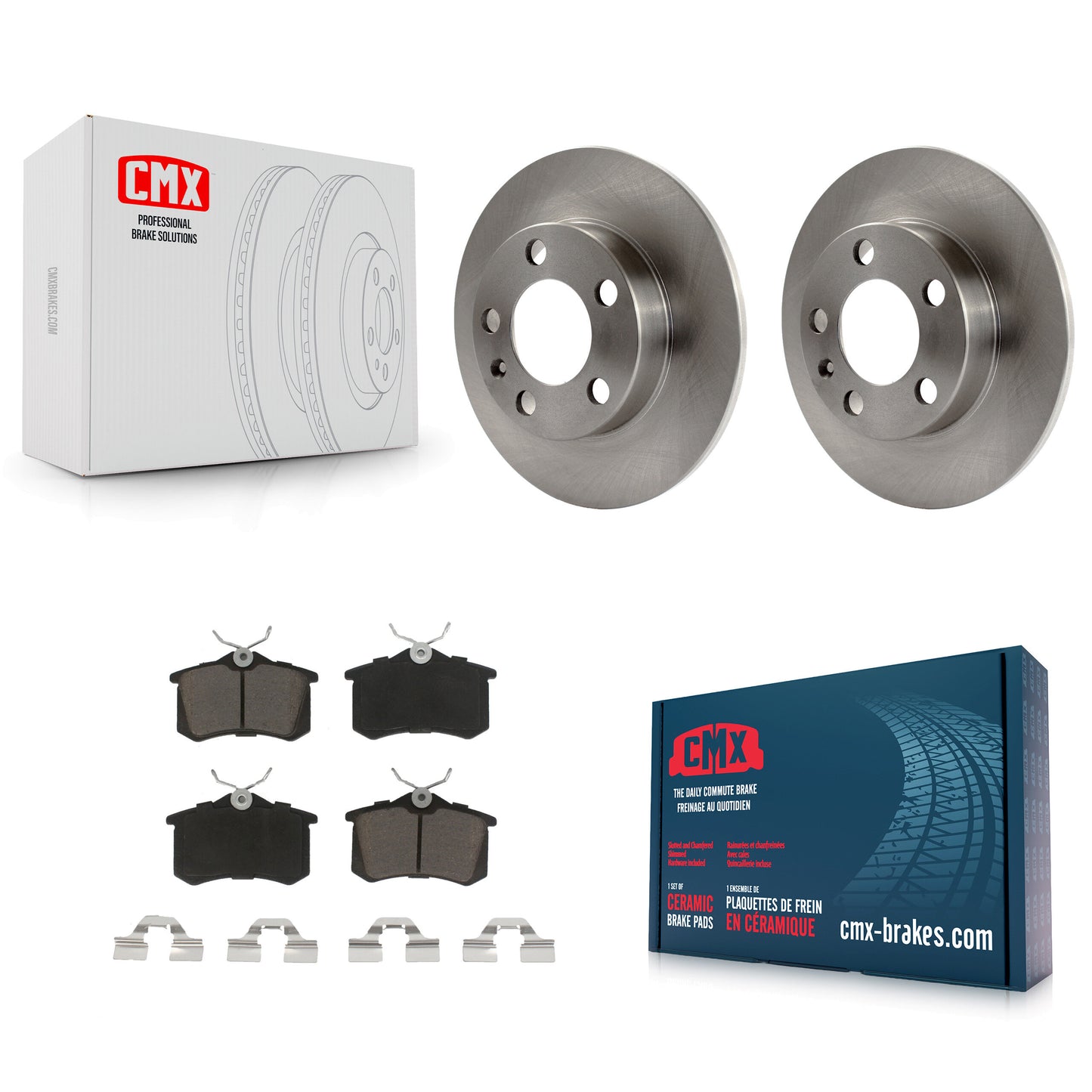 [Arrière] Kit de Disque et plaquette (céramique) de frein pour 2007-2010 Volkswagen Beetle K8C-101728