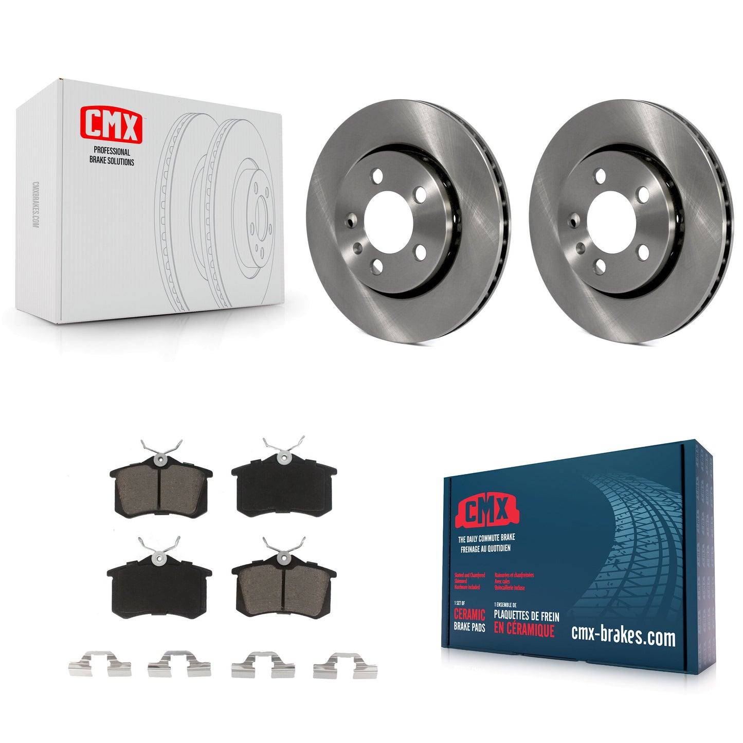 [Arrière] Kit de Disque et plaquette (céramique) de frein pour Volkswagen Jetta Golf Audi TT Quattro R32 K8C-101730
