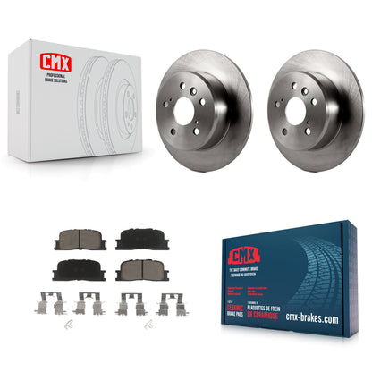 [Arrière] Kit de Disque et plaquette (céramique) de frein pour 2001-2003 Toyota Highlander FWD K8C-101734