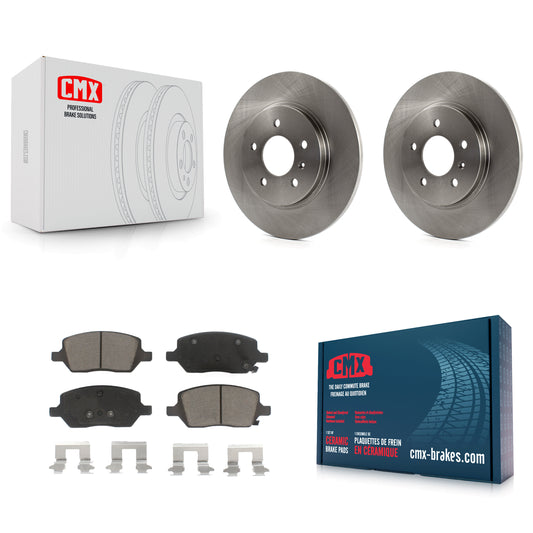 [Arrière] Kit de Disque et plaquette (céramique) de frein pour 2005 Chevrolet Uplander Pontiac Montana Buick Terraza Saturn Relay K8C-101744