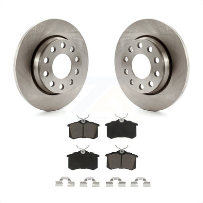 [Arrière] Kit de Disque et plaquette (céramique) de frein pour Audi A4 Quattro avec 255mm Diameter Rotor K8C-101747 par Transit Auto