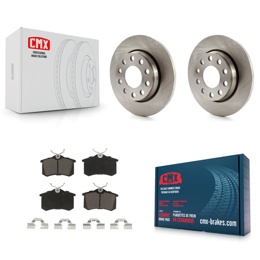 [Arrière] Kit de Disque et plaquette (céramique) de frein pour Audi A4 Quattro avec 255mm Diameter Rotor K8C-101747