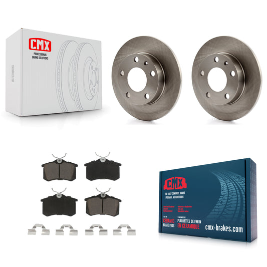 [Arrière] Kit de Disque et plaquette (céramique) de frein pour Audi A4 S4 avec 245mm Diameter Rotor K8C-101751