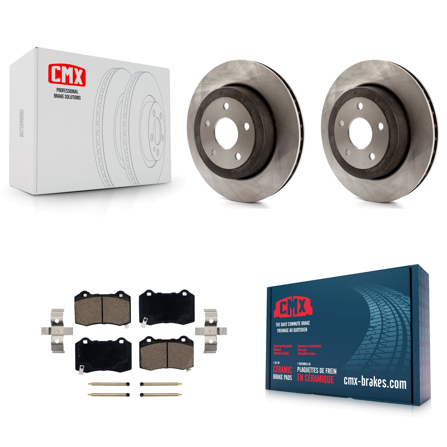 [Arrière] Kit de Disque et plaquette (céramique) de frein pour 2006-2010 Jeep Grand Cherokee SRT8 K8C-101752