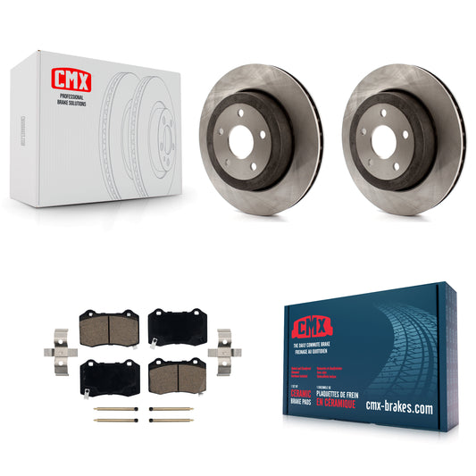 [Arrière] Kit de Disque et plaquette (céramique) de frein pour 2006-2010 Jeep Grand Cherokee SRT8 K8C-101752