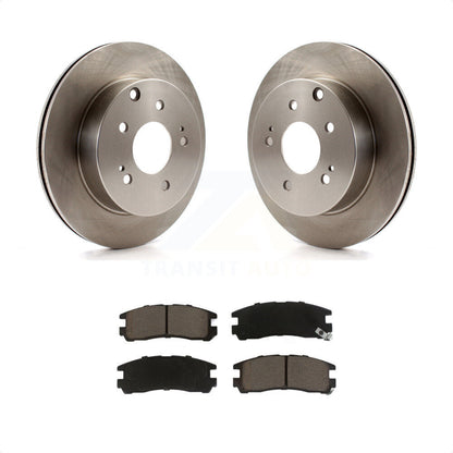 [Arrière] Kit de Disque et plaquette (céramique) de frein pour 2007 Mitsubishi Galant Ralliart K8C-101755 par Transit Auto