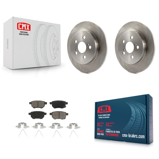 [Arrière] Kit de Disque et plaquette (céramique) de frein pour Toyota Corolla Prius Matrix Prime Pontiac Vibe Lexus CT200h Plug-In K8C-101763