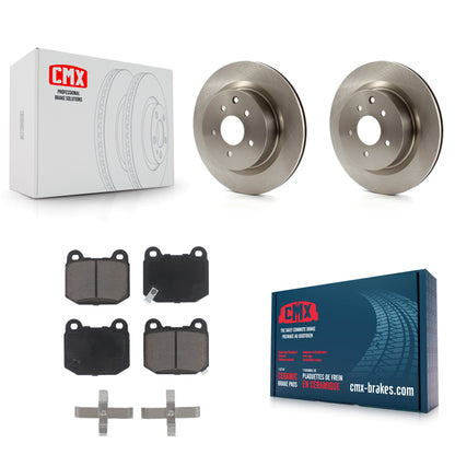 [Arrière] Kit de Disque et plaquette (céramique) de frein pour Nissan 350Z INFINITI G35 avec Brembo Brakes K8C-101771