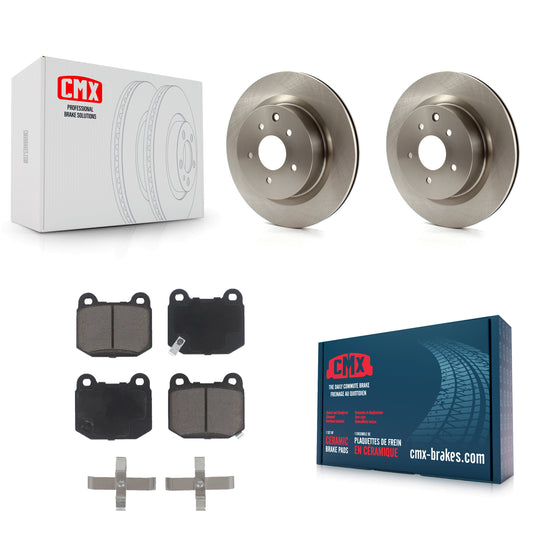 [Arrière] Kit de Disque et plaquette (céramique) de frein pour Nissan 350Z INFINITI G35 avec Brembo Brakes K8C-101771