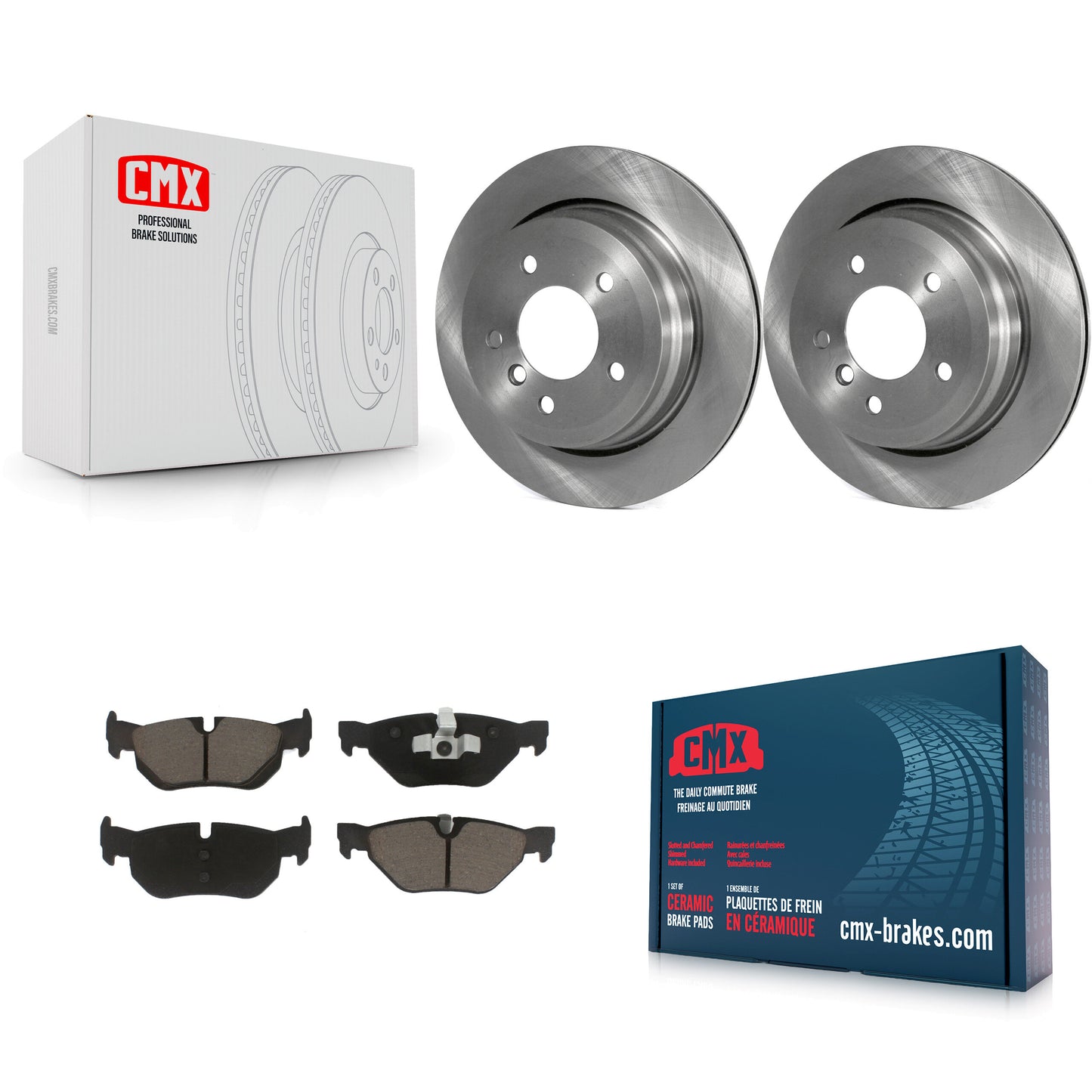 [Arrière] Kit de Disque et plaquette (céramique) de frein pour BMW 328i xDrive X1 328xi 325xi K8C-101776
