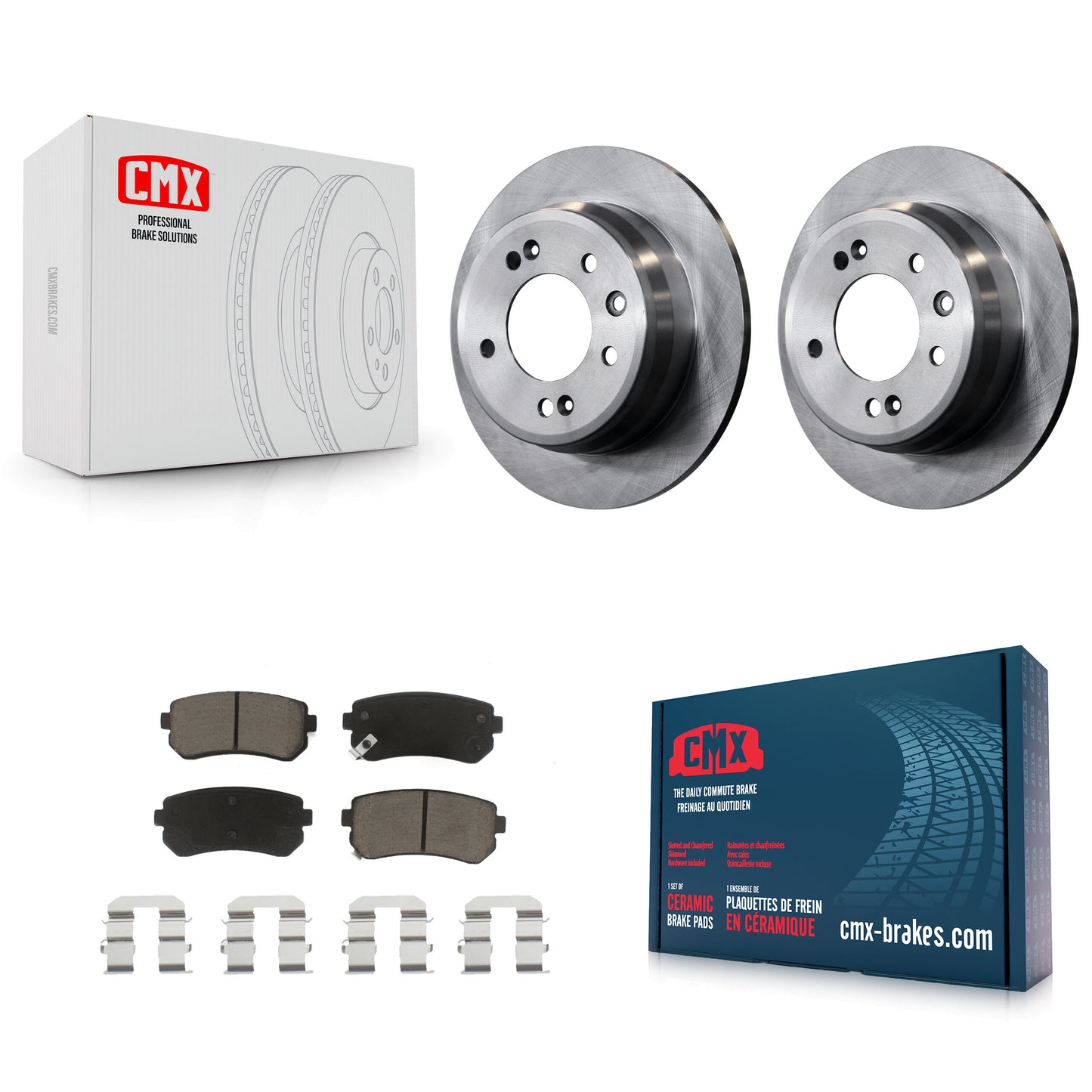 [Arrière] Kit de Disque et plaquette (céramique) de frein pour Hyundai Elantra Tucson Kia Sportage K8C-101781