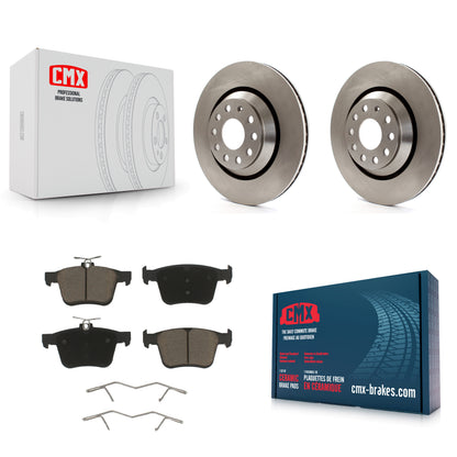 [Arrière] Kit de Disque et plaquette (céramique) de frein pour Volkswagen Atlas Audi Golf R S3 Q3 A3 Arteon TTS Quattro Cross Sport K8C-101801