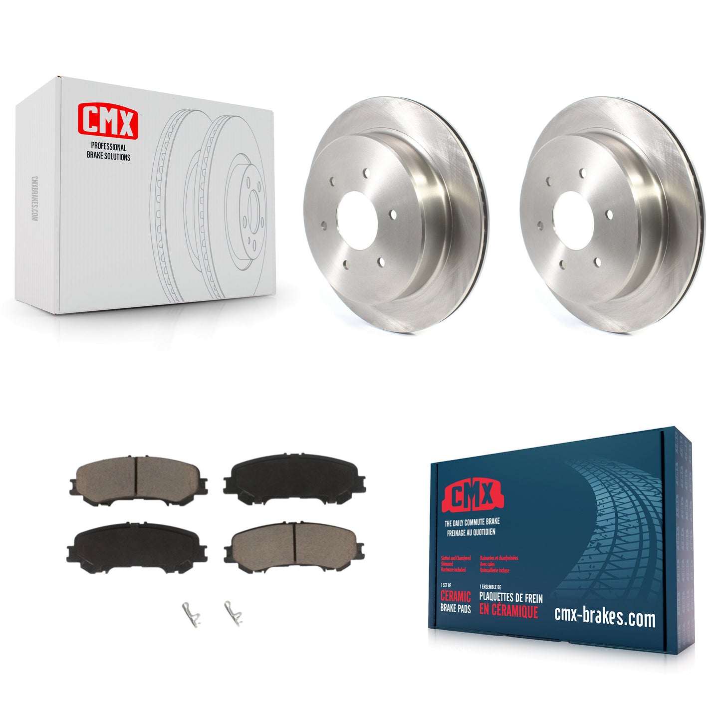 [Arrière] Kit de Disque et plaquette (céramique) de frein pour 2017-2023 Nissan TITAN K8C-101810
