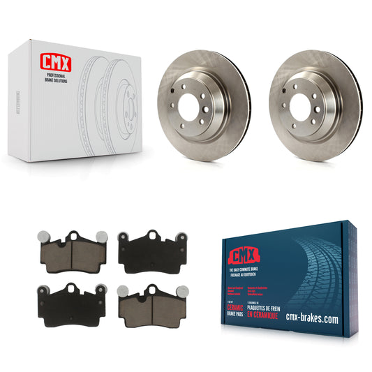 [Arrière] Kit de Disque et plaquette (céramique) de frein pour Porsche Cayenne Audi Q7 avec 358mm Diameter Rotor K8C-101812