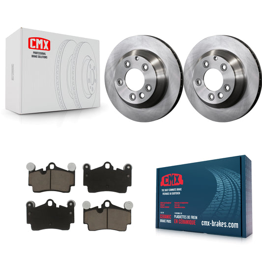 [Arrière] Kit de Disque et plaquette (céramique) de frein pour Audi Q7 Porsche Cayenne Volkswagen Touareg K8C-101813