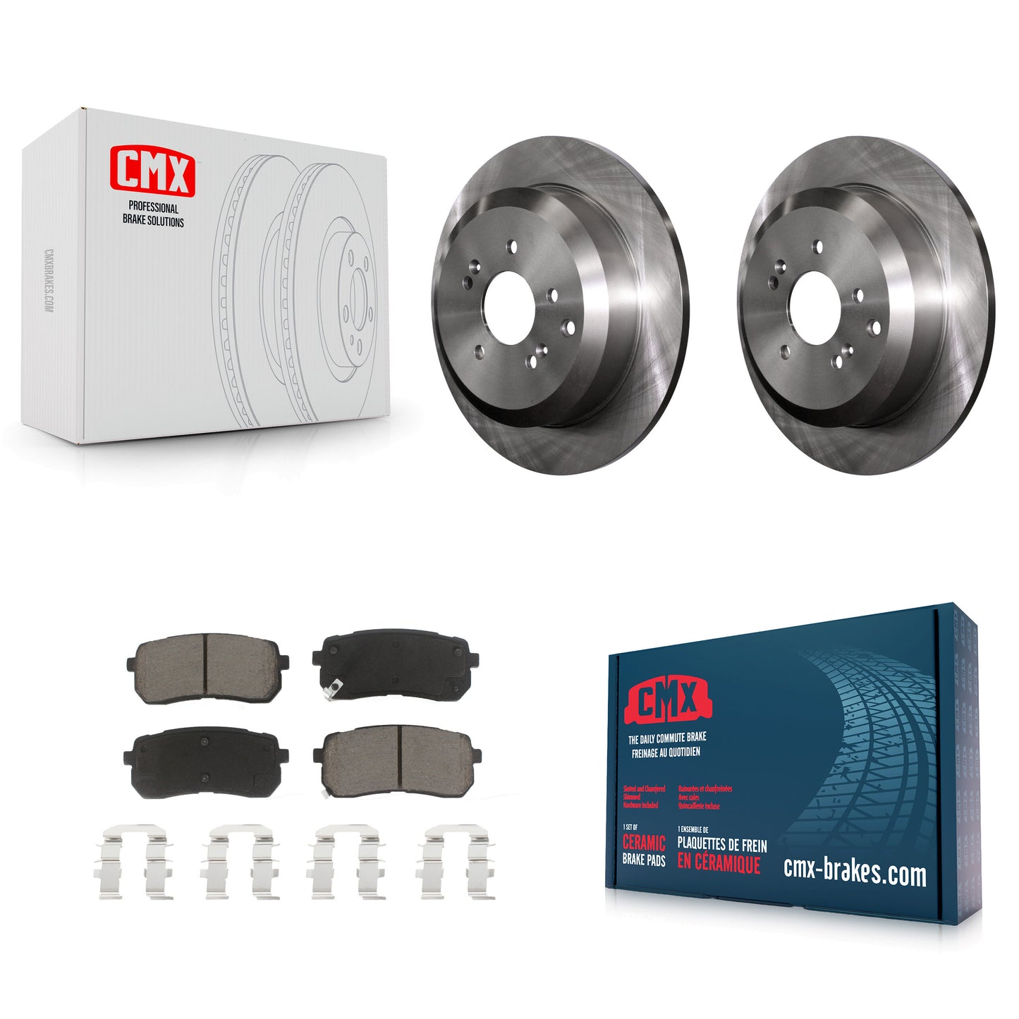 [Arrière] Kit de Disque et plaquette (céramique) de frein pour 2007-2012 Hyundai Veracruz K8C-101828