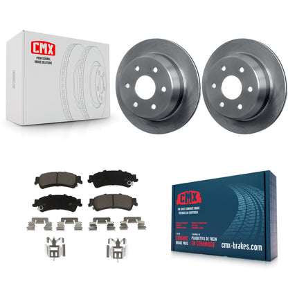 [Arrière] Kit de Disque et plaquette (céramique) de frein pour Chevrolet Silverado 1500 GMC Sierra Tahoe Classic Suburban Astro Yukon XL Safari K8C-101832