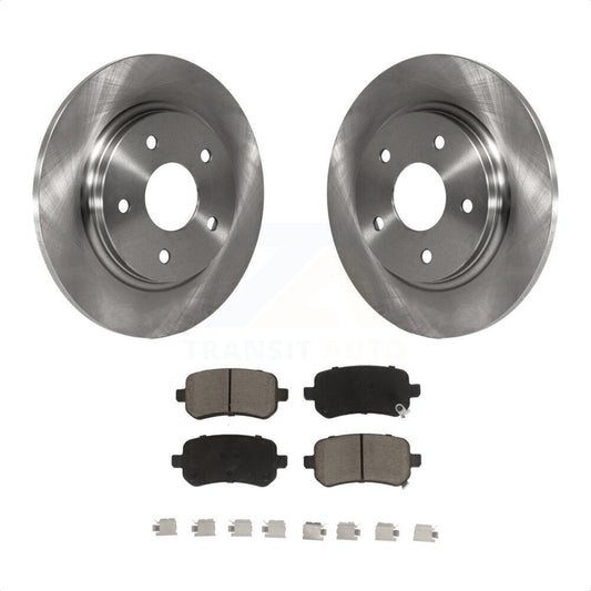 [Arrière] Kit de Disque et plaquette (céramique) de frein pour Dodge Grand Caravan Chrysler Town & Country Journey Volkswagen Routan Ram C/V K8C-101842 par Transit Auto