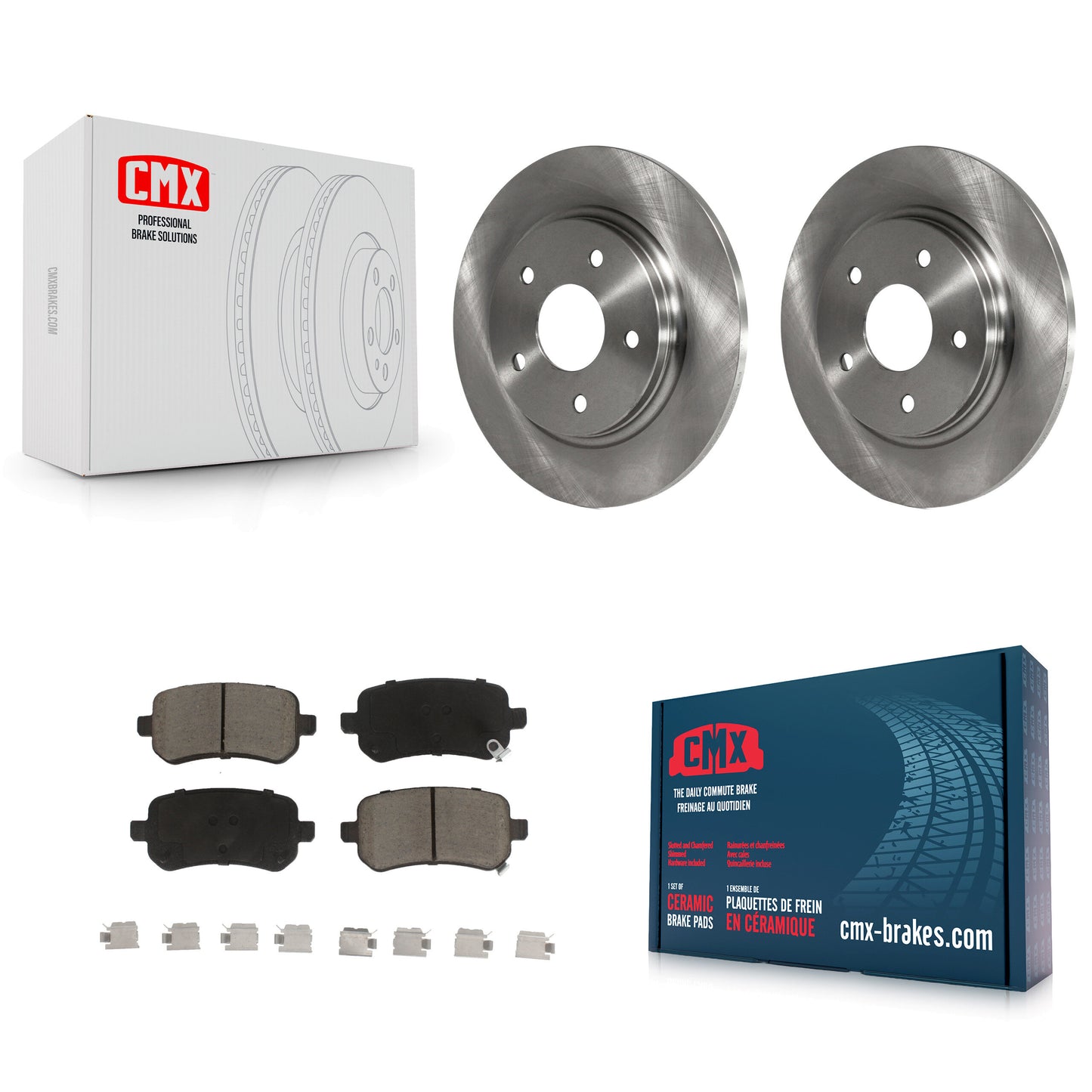 [Arrière] Kit de Disque et plaquette (céramique) de frein pour Dodge Grand Caravan Chrysler Town & Country Journey Volkswagen Routan Ram C/V K8C-101842