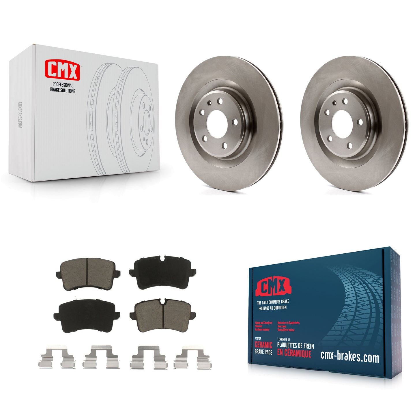 [Arrière] Kit de Disque et plaquette (céramique) de frein pour Audi A6 Quattro A7 A8 Porsche Macan K8C-101855