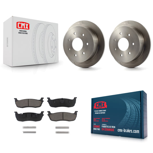 [Arrière] Kit de Disque et plaquette (céramique) de frein pour Ford F-150 F-250 HD K8C-101866