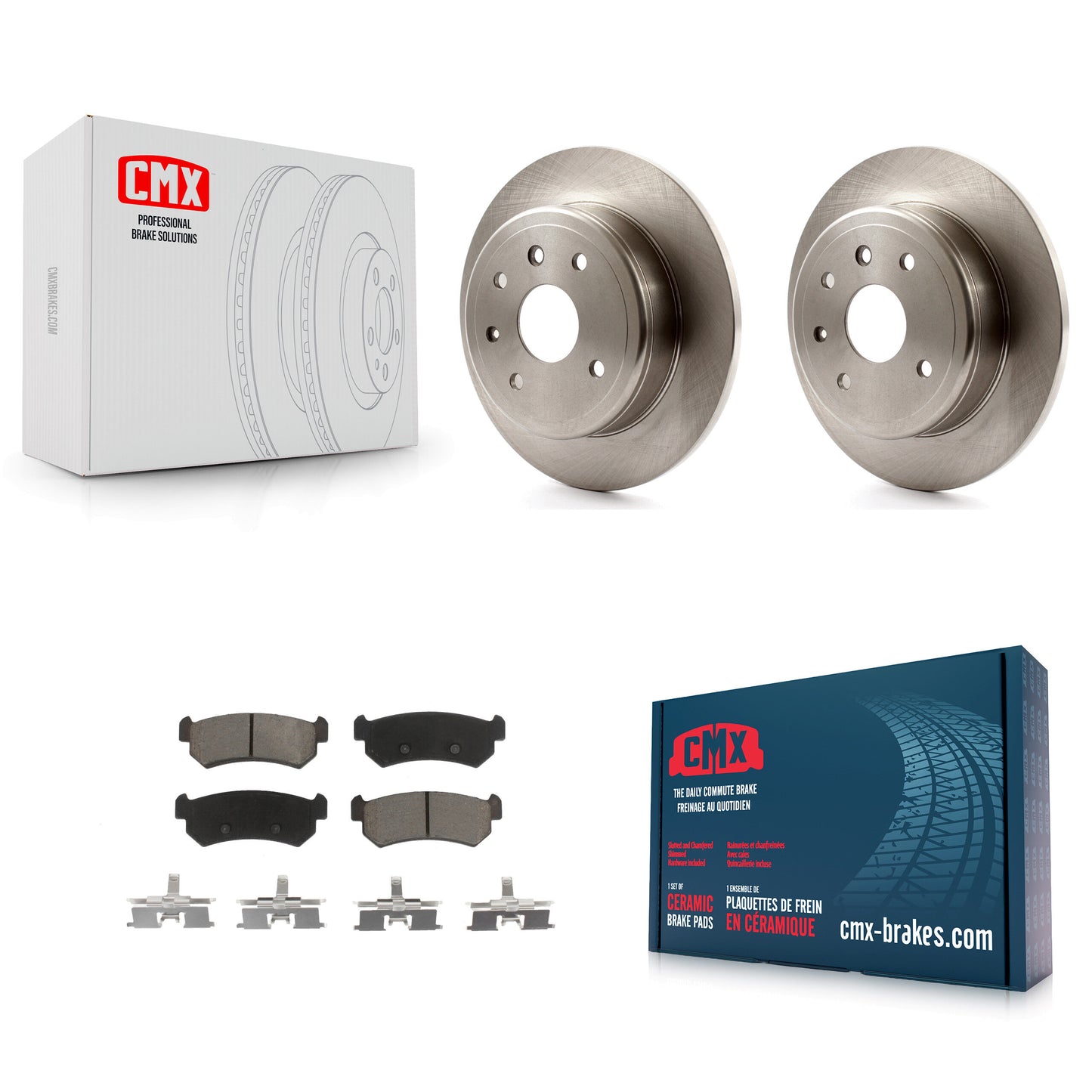 [Arrière] Kit de Disque et plaquette (céramique) de frein pour 2004-2006 Chevrolet Optra avec 276mm Diameter Rotor K8C-101878