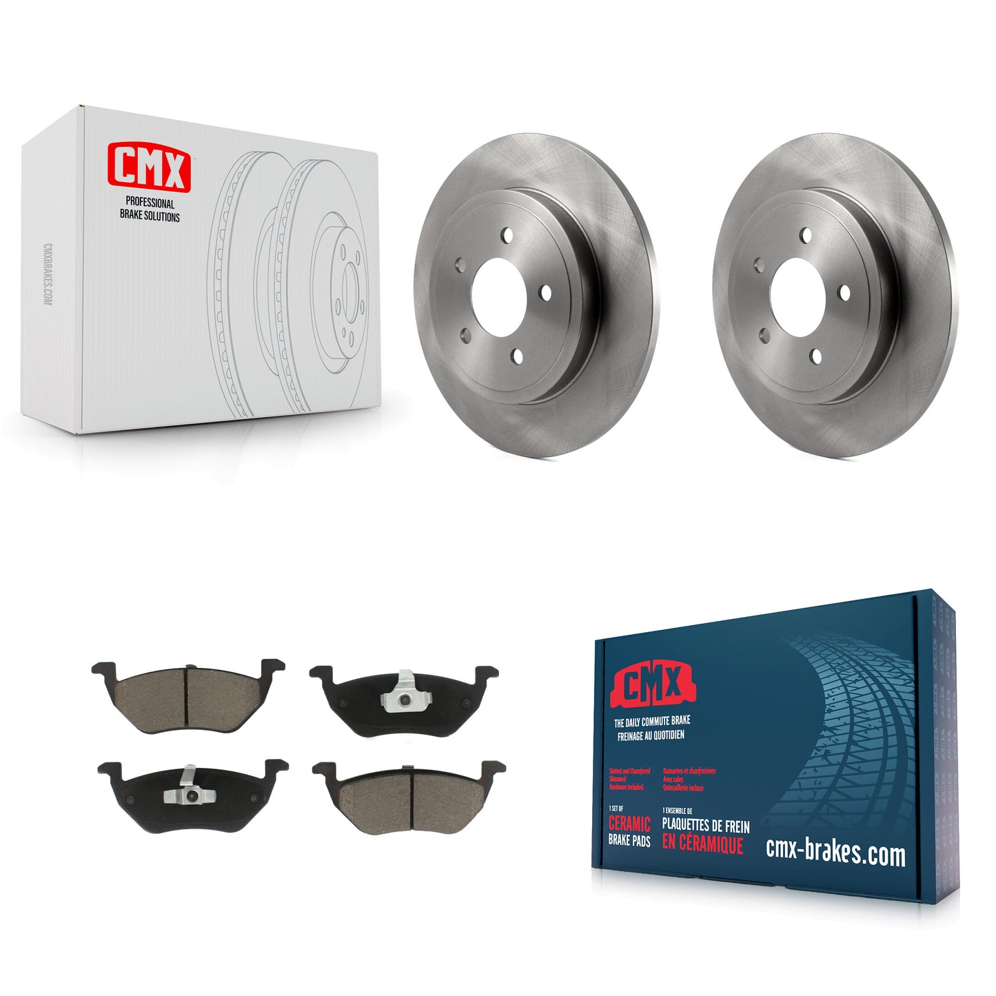 [Arrière] Kit de Disque et plaquette (céramique) de frein pour Ford Escape Mercury Mariner Mazda Tribute K8C-101880