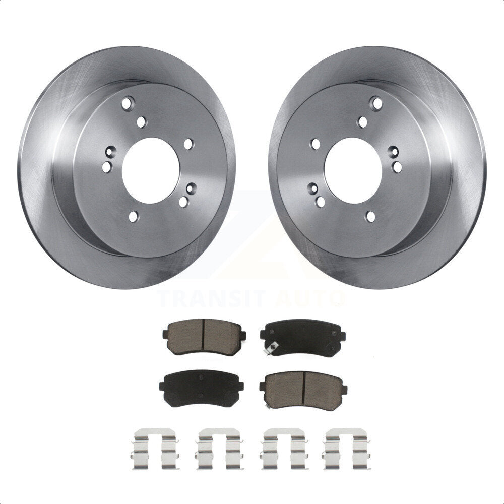 [Arrière] Kit de Disque et plaquette (céramique) de frein pour Hyundai Tucson Kia Sportage AWD K8C-101887 par Transit Auto