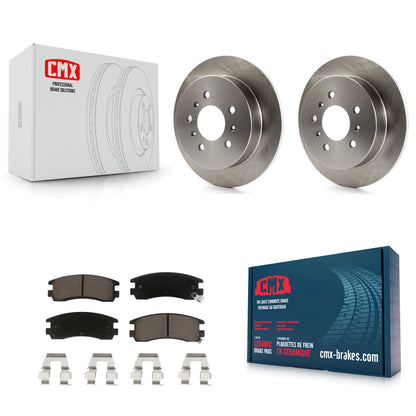 [Arrière] Kit de Disque et plaquette (céramique) de frein pour Chevrolet Impala Buick Pontiac Century Grand Am Monte Carlo Oldsmobile Prix Venture Alero Regal Intrigue LaCrosse Montana Trans Sport K8C-101892
