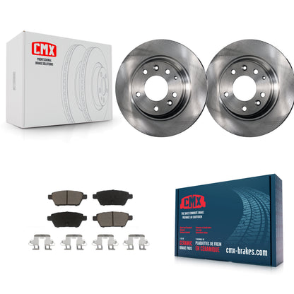[Arrière] Kit de Disque et plaquette (céramique) de frein pour Ford Fusion Mazda 6 Lincoln MKZ Mercury Milan Zephyr K8C-101898