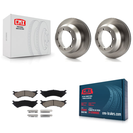 [Arrière] Kit de Disque et plaquette (céramique) de frein pour Ford E-350 Super Duty Econoline Club Wagon F-150 Heritage K8C-101913