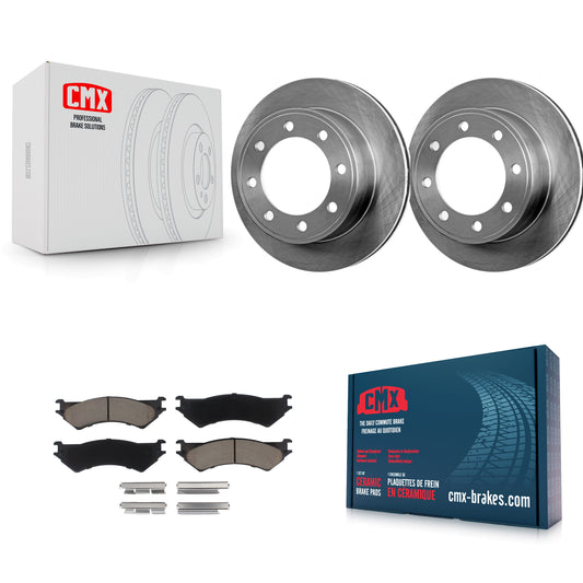 [Arrière] Kit de Disque et plaquette (céramique) de frein pour Ford E-350 Super Duty E-250 Econoline Club Wagon E-150 K8C-101914