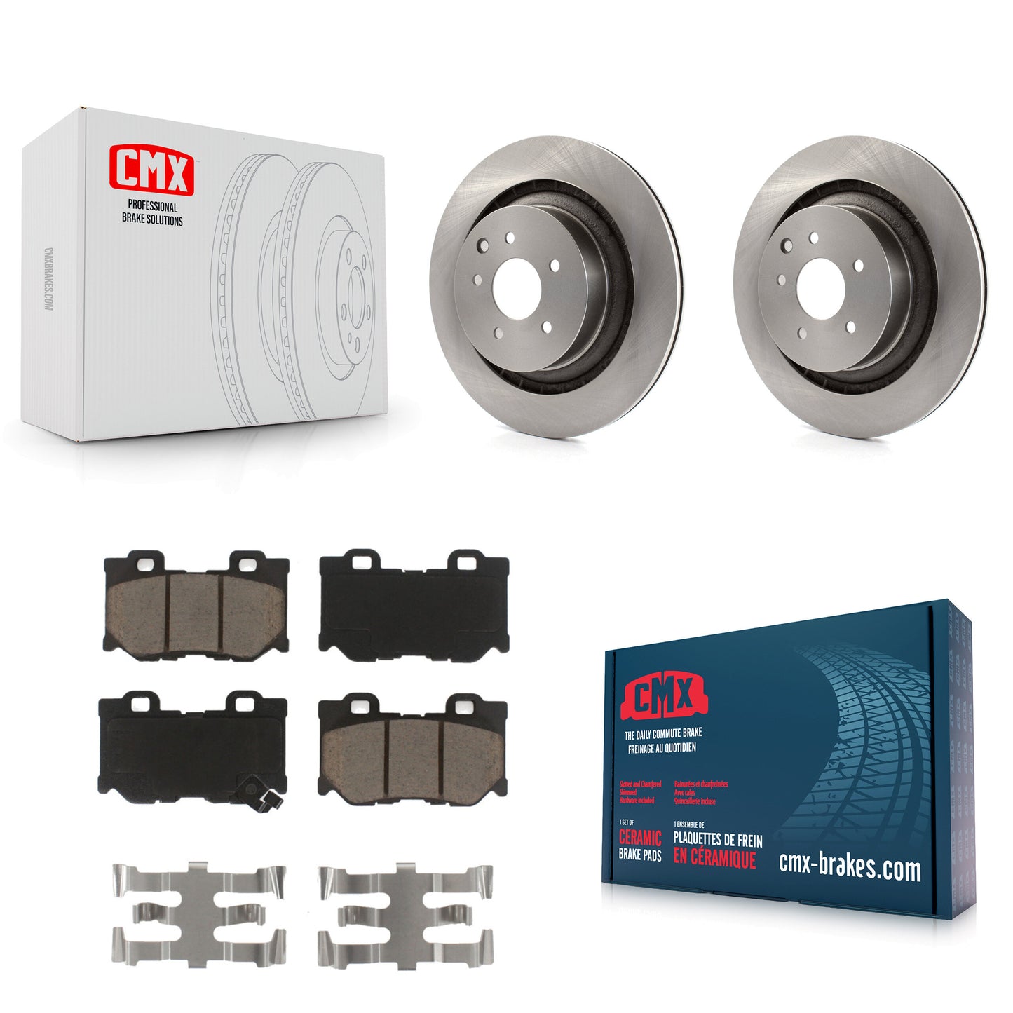 [Arrière] Kit de Disque et plaquette (céramique) de frein pour INFINITI G37 Nissan 370Z Q60 Z K8C-101918
