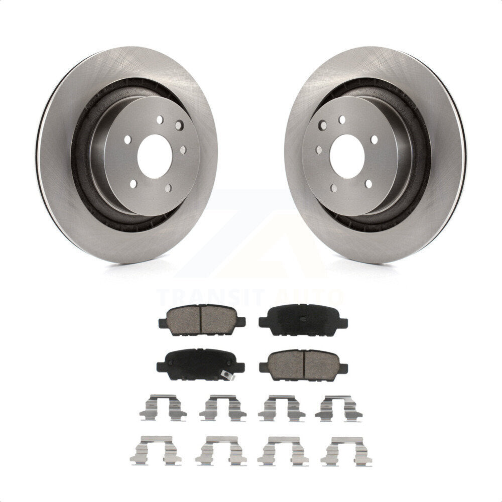 [Arrière] Kit de Disque et plaquette (céramique) de frein pour 2014 INFINITI Q60 Sport K8C-101920 par Transit Auto