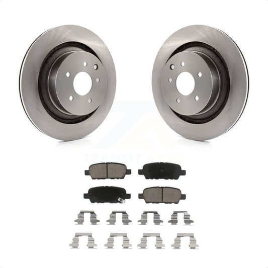 [Arrière] Kit de Disque et plaquette (céramique) de frein pour 2014 INFINITI Q60 Sport K8C-101920 par Transit Auto
