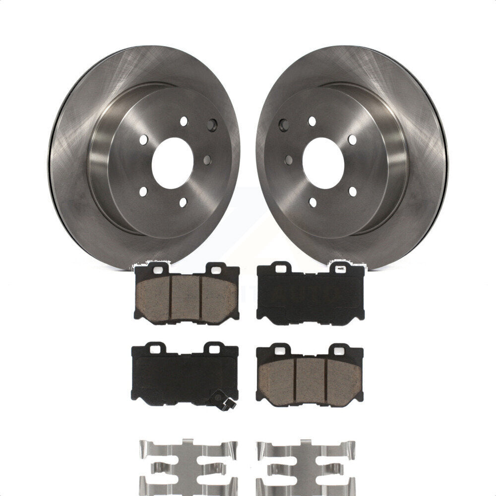 [Arrière] Kit de Disque et plaquette (céramique) de frein pour INFINITI Q50 Q60 Q70 K8C-101922 par Transit Auto