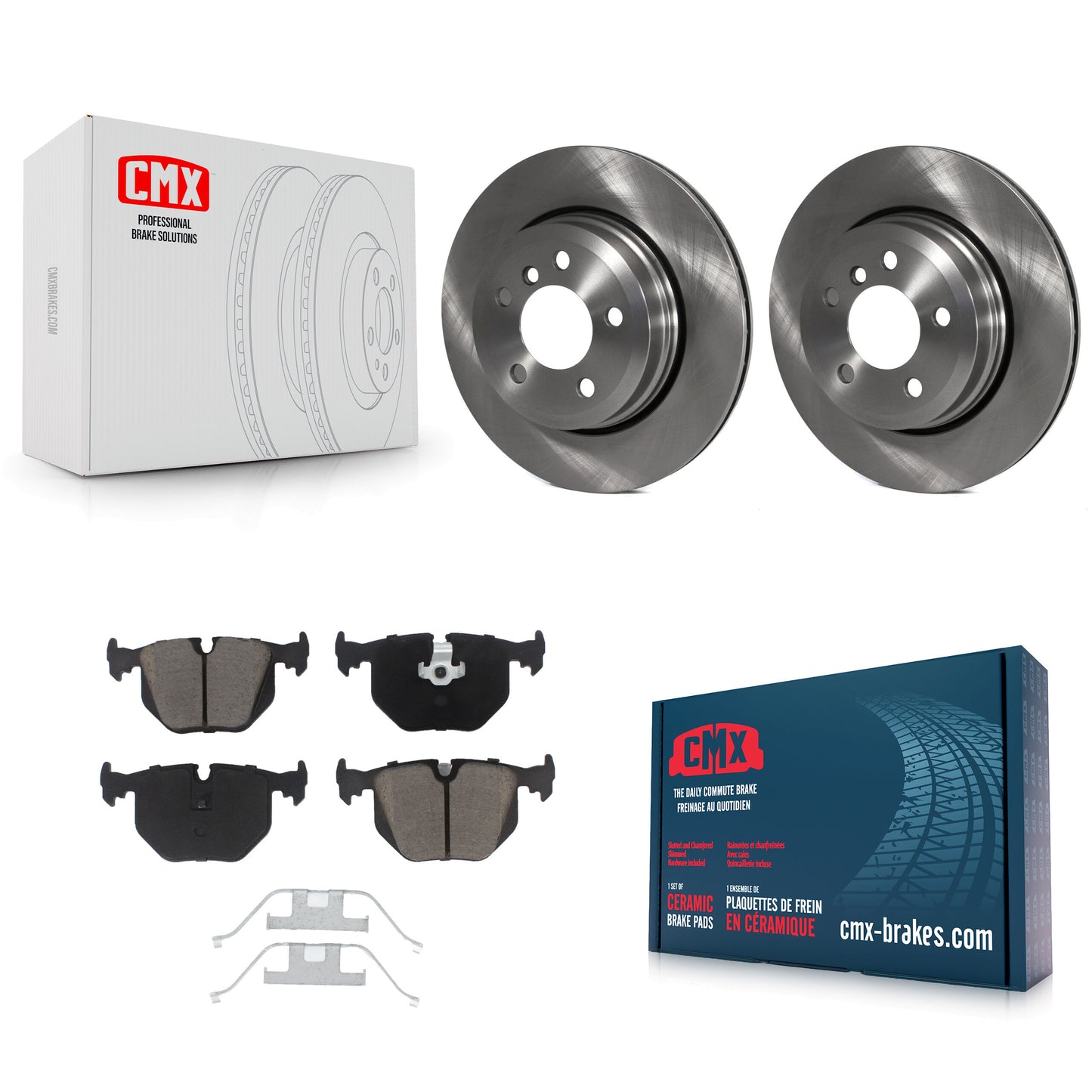 [Arrière] Kit de Disque et plaquette (céramique) de frein pour 2004-2010 BMW X3 K8C-101938