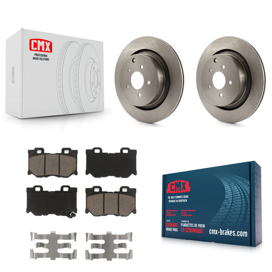 [Arrière] Kit de Disque et plaquette (céramique) de frein pour INFINITI Q50 M37 Q60 Q70 Q70L QX70 M56 FX50 K8C-101945
