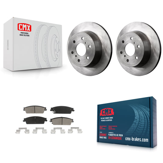 [Arrière] Kit de Disque et plaquette (céramique) de frein pour Chevrolet Silverado 1500 GMC Sierra Tahoe Suburban Yukon Cadillac XL Avalanche Escalade ESV EXT K8C-101952