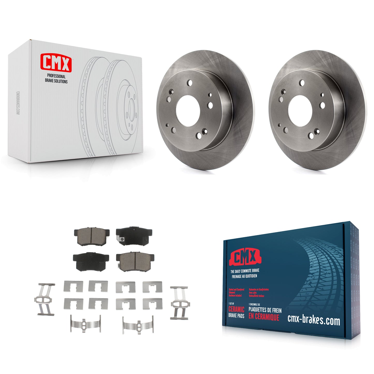 [Arrière] Kit de Disque et plaquette (céramique) de frein pour Honda Accord Civic Acura RSX Integra K8C-101954