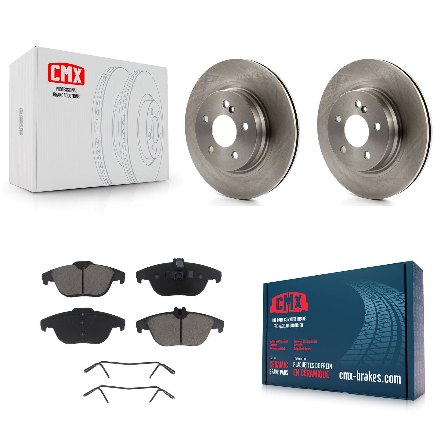 [Arrière] Kit de Disque et plaquette (céramique) de frein pour Mercedes-Benz E350 C250 C300 C350 E550 K8C-101974